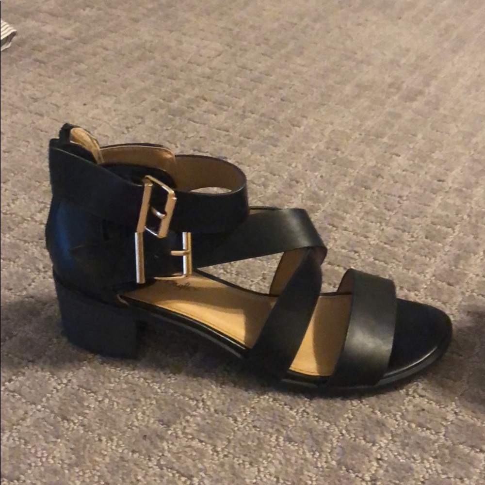 Black sandals